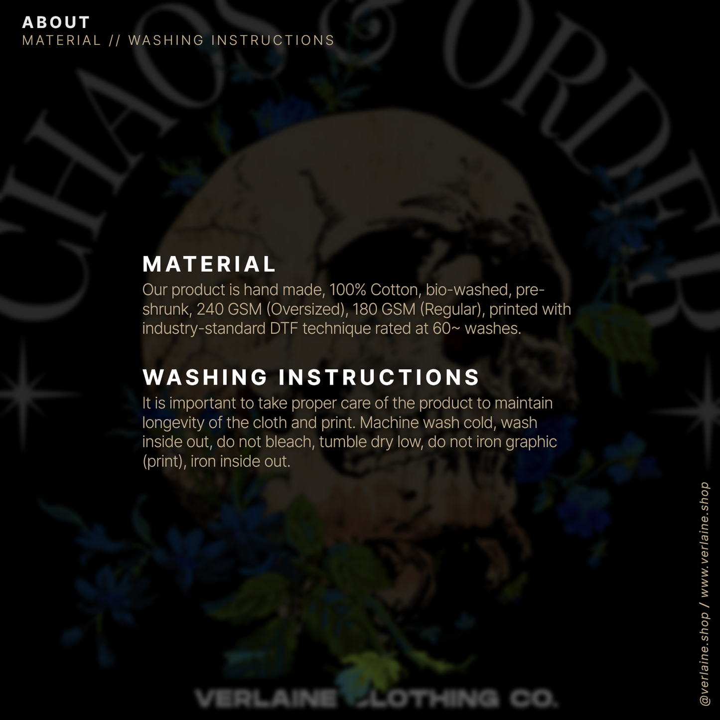 Chaos And Order Tee (Unisex)