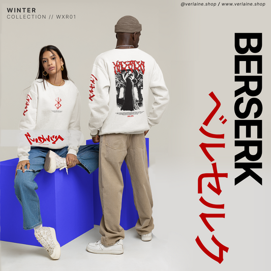 Berserk White Premium Sweatshirt (Unisex)