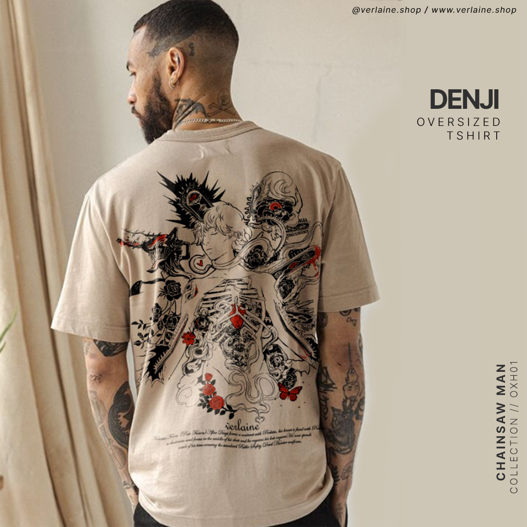 Chainsaw Man Denji Oversized Tee (Unisex)