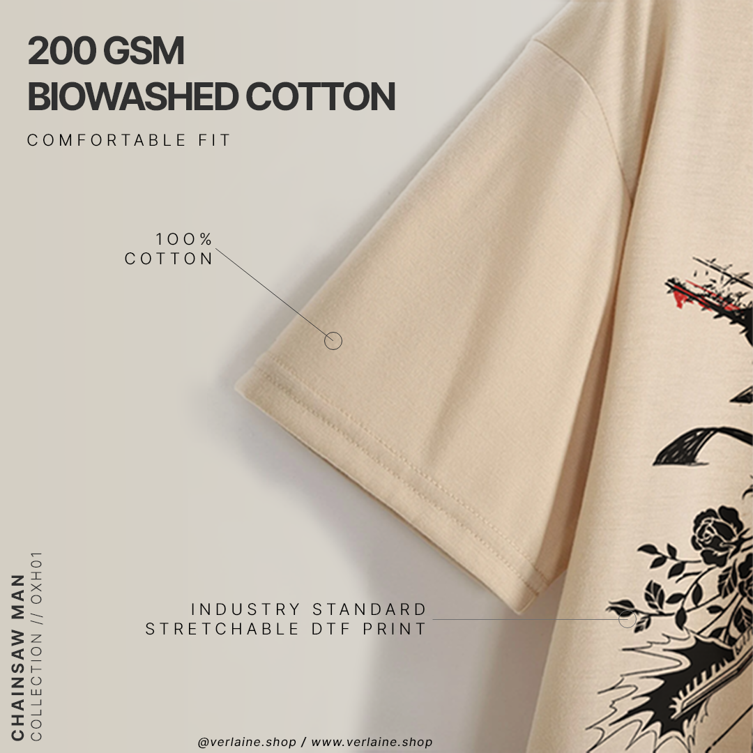 Chainsaw Man Denji Oversized Tee (Unisex)