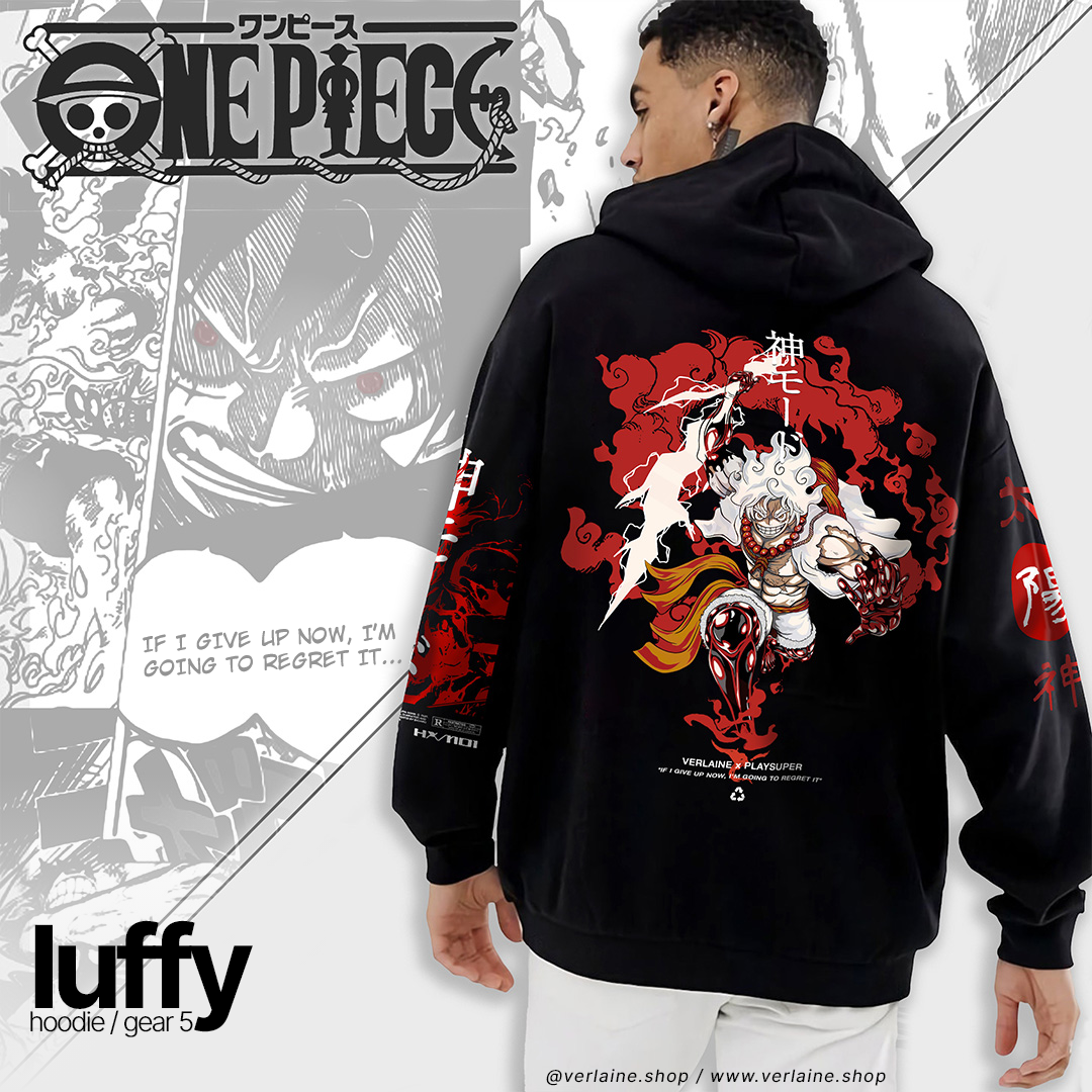 One Piece Luffy Gear 5 Premium Fleece Hoodie (Unisex)